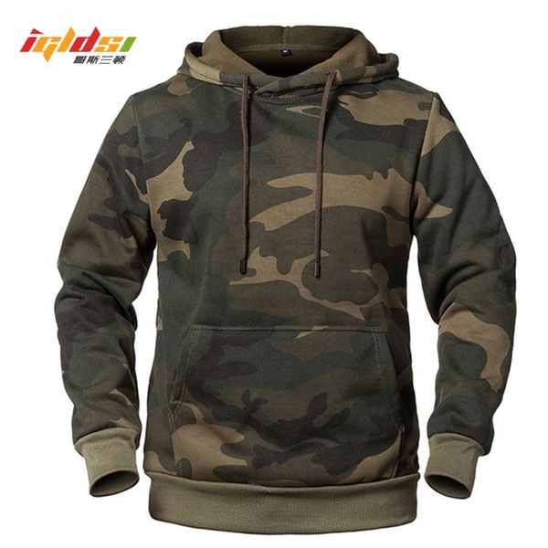 

camouflage hoodies mens fashion sweatshirt male camo hooded hip autumn winter military hoodie mens fleece coats useur size 220721, Black