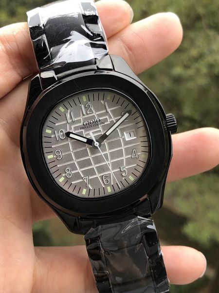 

automatic mechanical men watch black blue iiron654144 5151253214, Slivery;brown