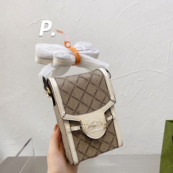 

designer women shoulder bag fashion lady's mobile phone bag female handbag mini purse with box