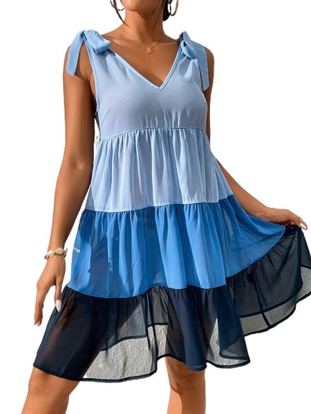 

colorblock knot shoulder cover up y8vk#, White;black