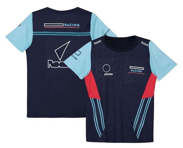 F1 Formula One T-Shirt Kısa Kollu Takım Üniformaları Yaz Erkek ve Kadın Araba Fan Gömlekleri Aynı Özel Yarış Takımını