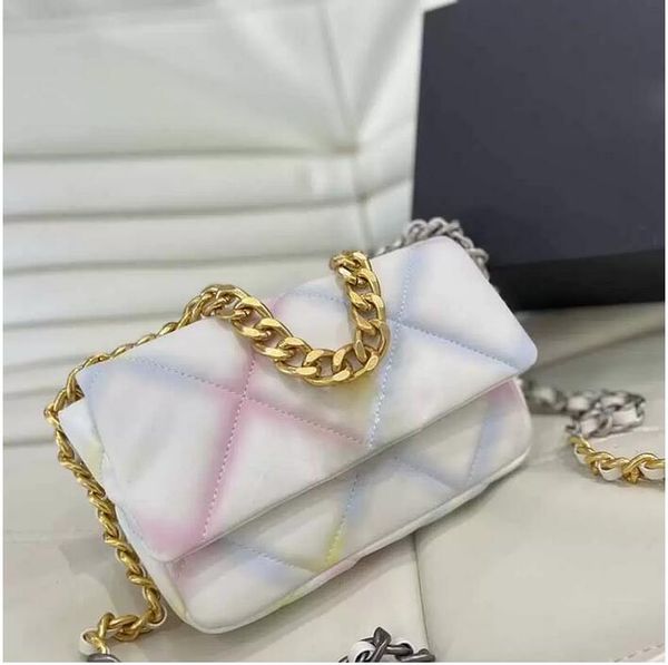 

fashion grace flap mini glitter designer bag quality lambskin shimmer crossbody bags gold-tone metal handle classic handbag signature stitch