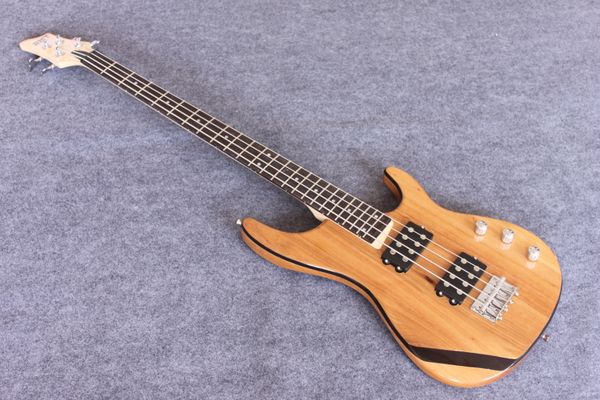 

nature 4 strings bass electric guitar body mahogany fingerboard rosewood