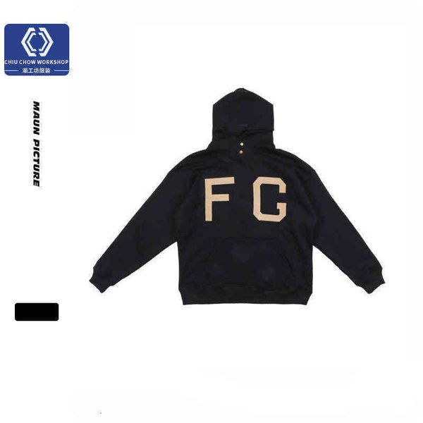 

season 7 essentials gf beautiful girl sweet cute style black hoodie high street fashion luxury comfortable warm sweater