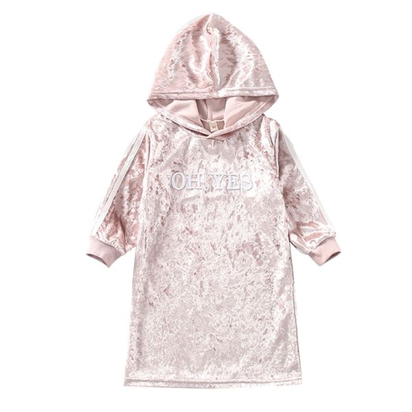 

toddler girl dress letter kids party dresses for girls embroidery dress for children casual style children's clothing 210412, Red;yellow