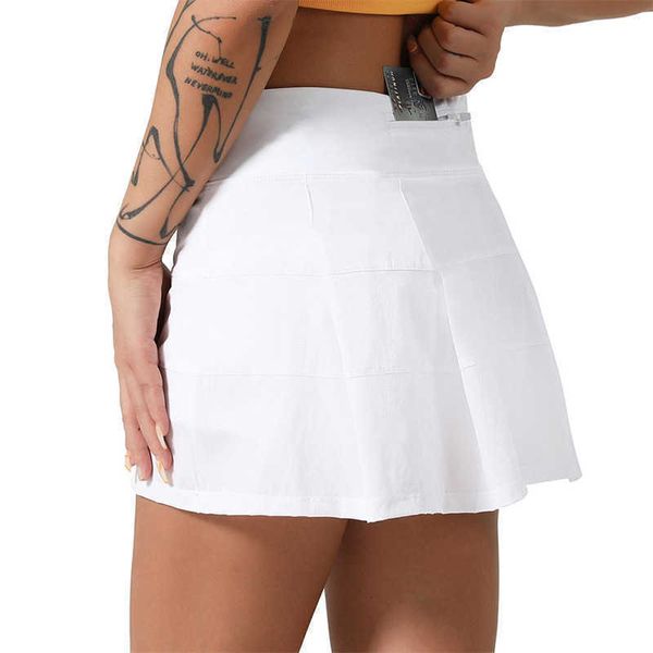 Liulu плиссированные юбки теннис женская активная одежда спортивные шорты Женские беговые фитнес-танце