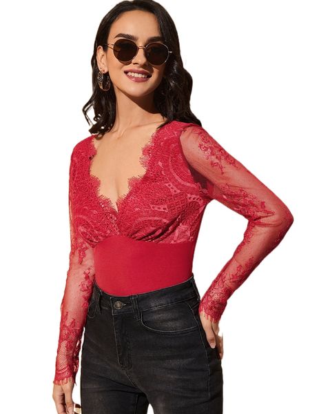 

lace trim solid tee u7zg#, White