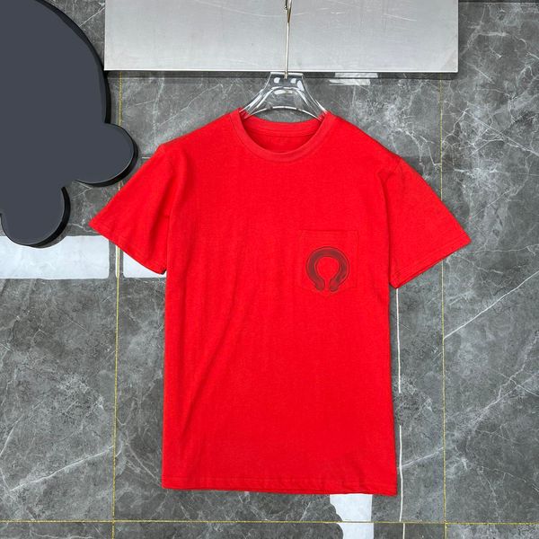

men t shirt brand classics technology crew neck white short t shirts sweater ch casual embossed heart pattern, White;black