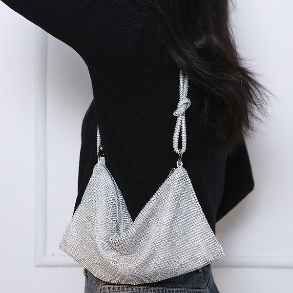 

trendy fashion rhinestone evening bag ladies one shoulder underarm bags dinner party banquet party designer