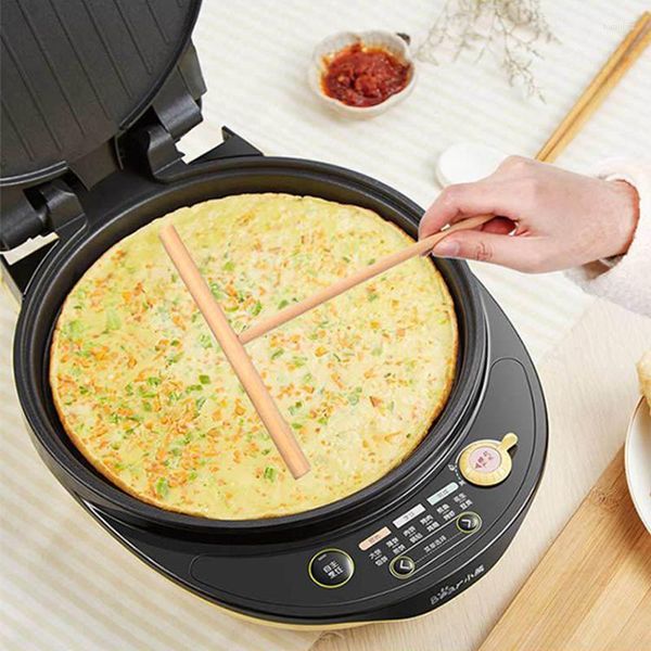 Tischsets Pads chinesische Spezialität Crepe Maker Pfannkuchen Teig Holz Spreader Stick Küche Werkzeug DIY Restaurant Kantine speziell liefert