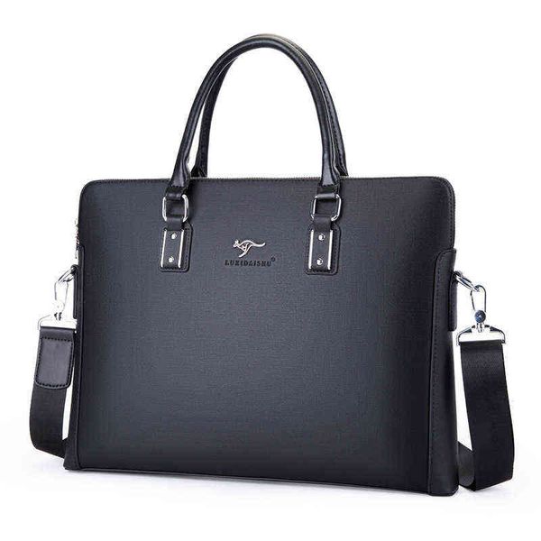Kanguru erkek çanta atmosferi erkek çanta moda omuz çantası erkekler iş çantası meslek sahibi evrak çantası 220718