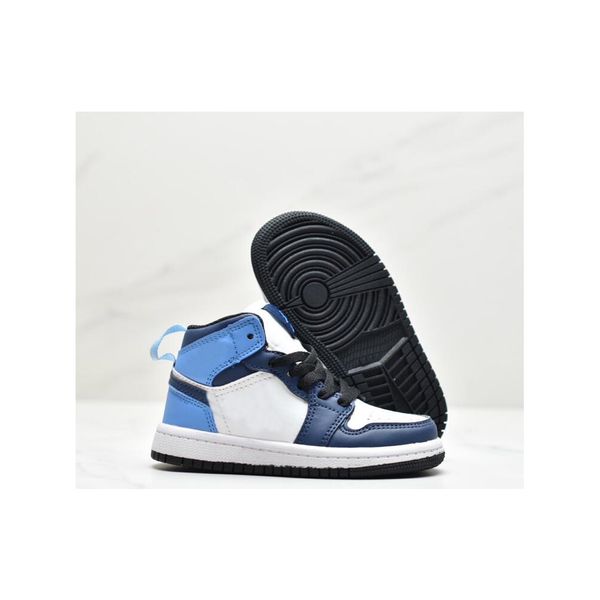 

1 high og obsidian childrens shoes 1s black white basketball shoes women mens student trainers sneakers size eur 28-36