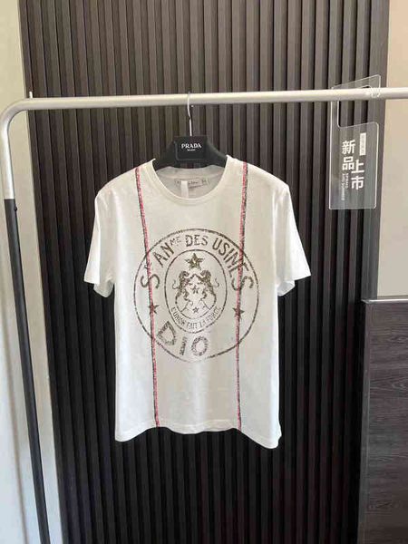 

2022d new lion women's t-shirt short sleeve temperament, White