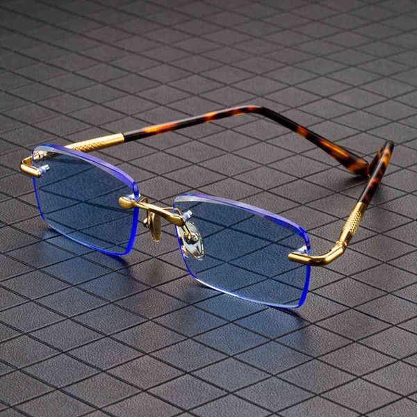 

new c glass blue sunglasses man luxury natural crystal sun glasses woman vintage brand uv400 anti eye dry, White;black
