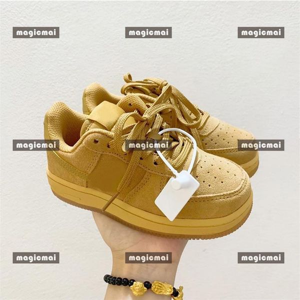 

designer boys girls matching shoes kids school footwear coloful crystal sole sneakers witb box kids sports shoes love238h, Black;red