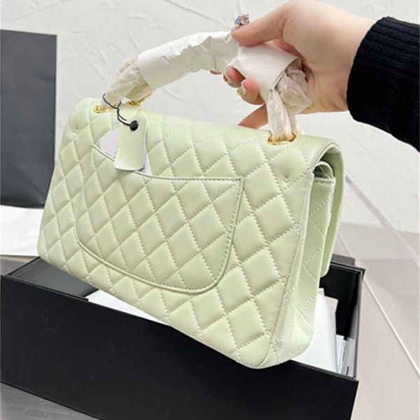 

new sheepskin ladies classic elegant rhombus shoulder bag fashion