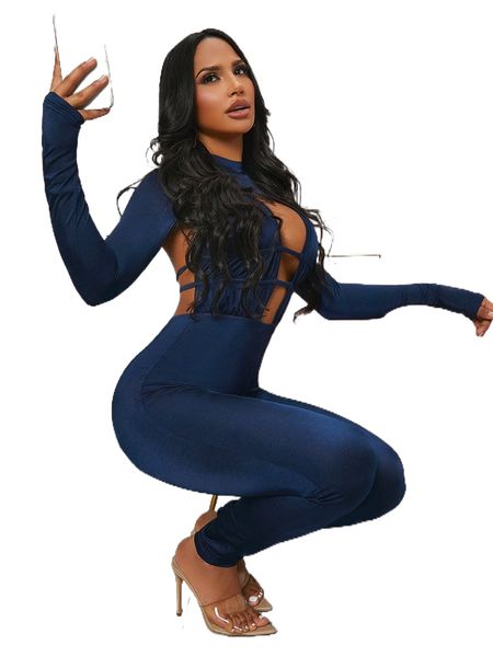 

sxy cut out tie back unitard jumpsuit & crop e6hc#, Black;white