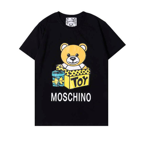 

2021f mens t shirt summer brand breathable loose shirts for men and women couple designers hip hop streetwear luxurious tees, White;black