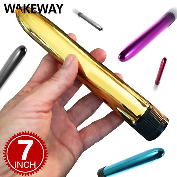 WAKEWAY 7 pollici enorme vibratore giocattolo sexy femminile figa vaginale stimolatore del punto G masturbatore tascabile proiettile
