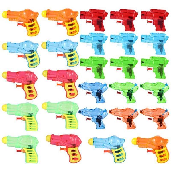 24pcs Game de praia ao ar livre Toy Kids Water Gun Toys Plastic Water Squirt Toy Party Festa ao ar livre Toys de areia 220708