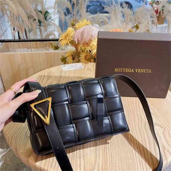 

bags bottegas crossbody venetas handbags trendy woven 2022 bag female net red foreign style lattice square versatile shoulder mess