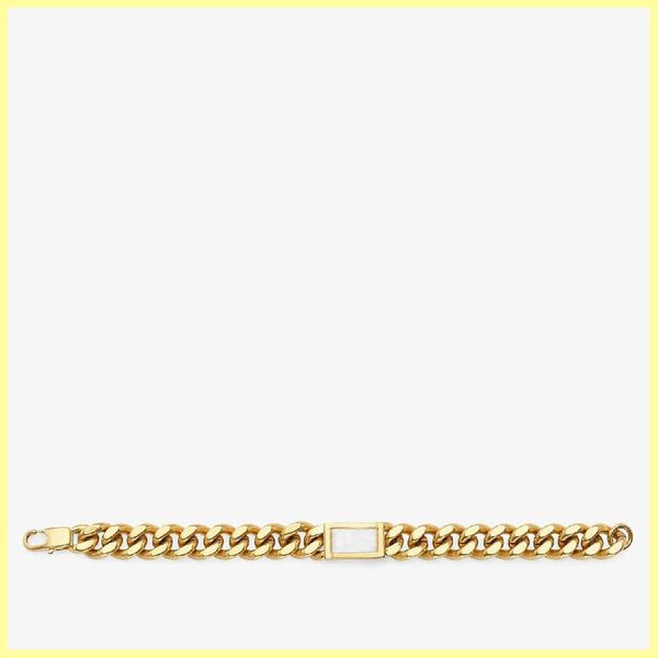 

luxury designer mens women bracelet necklaces fashion gold cuban chain link letter f pendent bracelets men women necklaces sets good, Black