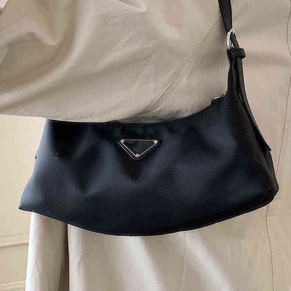 

oxford cloth crossbody bags for women brand designer underarm shoulder bag luxury black messenger bag all match ladies handbags y220411
