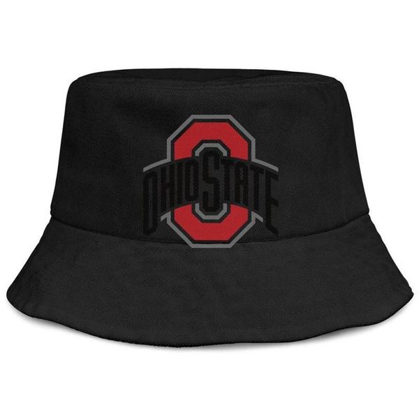 

fashion ohio state buckeyes primary team logo foldable bucket hat fit custom fisherman beach visor sells bowler cap sport 3253y, Blue;gray