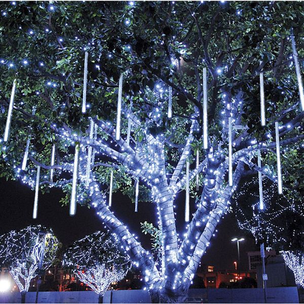 Natal 30CM Led Meteor Shower Rain Tube String Lights Outdoor Natale Decorazioni per la casa Anno Navidad Decorazioni per l'albero di NataleQ 201027