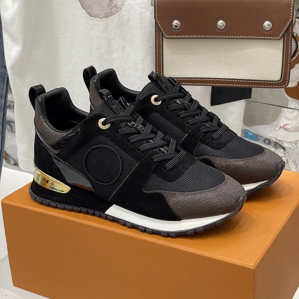 

woman run away sneaker circle signature classic run shoe black white khaki green suede leather lady dad sneakers wedge shaped outsole casual