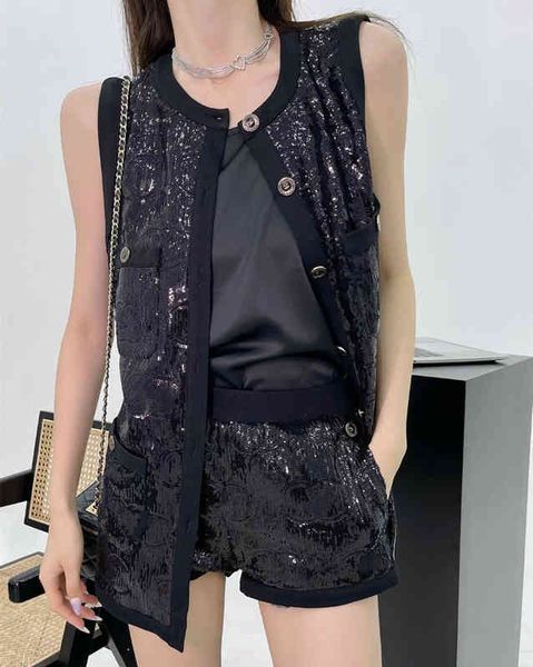 

women's tanks camis nanyou high edition women's clothing xiangnanjia summer tulle sequin knitted cardigan vest, White