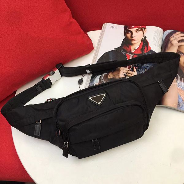 

2022 men's nylon waist bag classic timeless charm simple fashion portable