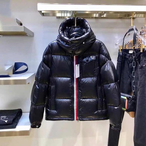 

men's down parkas designer mens monclair down jacket double zipper women luxurys france mens downs coat fashion brand outerwear m21iqbc, Black
