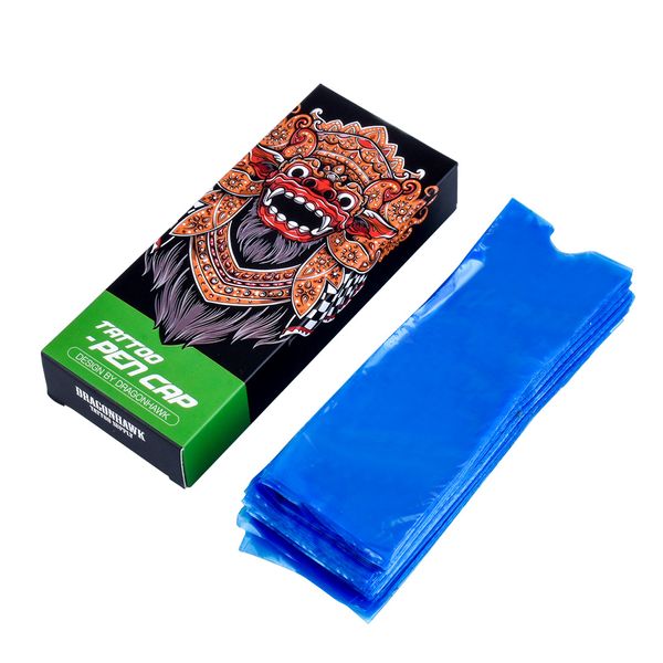 Dragonhawk Tattoo Rotary Pen Copre Cover in plastica usa e getta 200 pezzi/scatola WS239-2