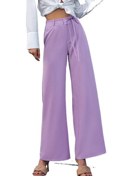

sollinarry high waist belted wide leg pants x1fv#, Black;white