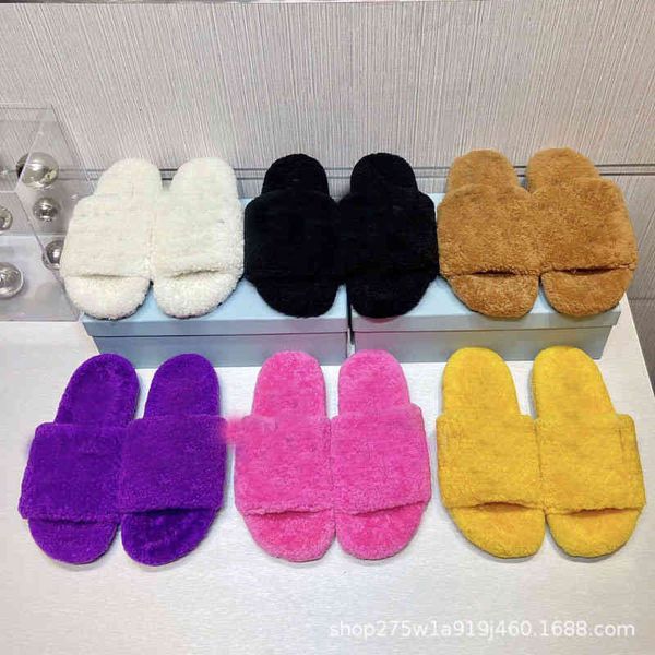 

slippers plush flat slippers home autumn and winter fashion comfortable slim casual women's, Black