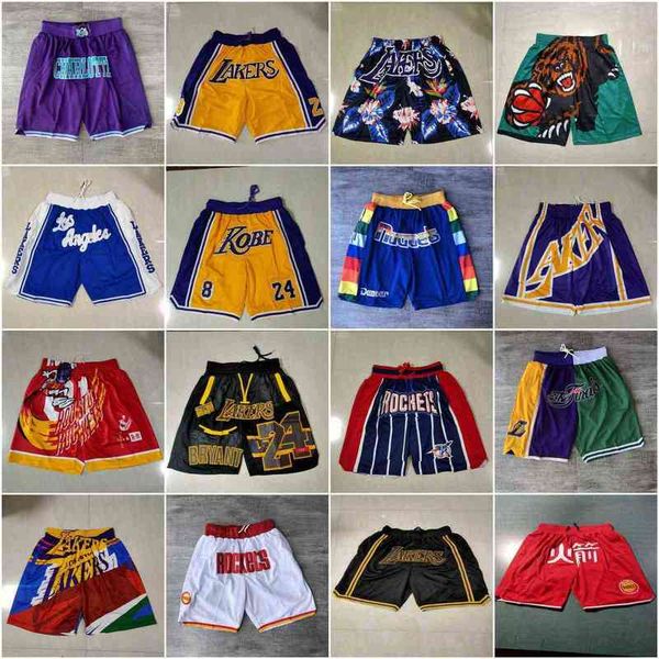 

team basketball short just don bear floral version sport shorts hip pop pant with pocket zipper sweatpants purple white black blue red