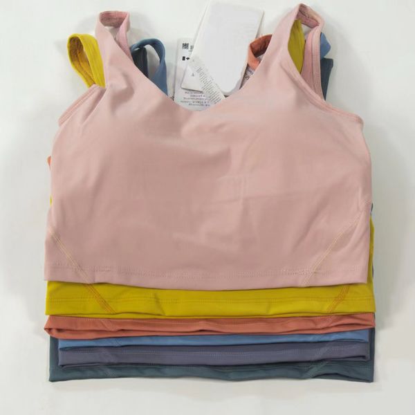 

women yoga bras shirts sports vest fitness underwear solid color lady with removable cups yogas sports bra tanks