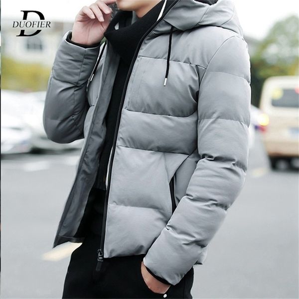 

winter men parkas warm casual men's thicken coat waterproof hooded jackets zipper outwear men clothing jaqueta masculina 201209, Black