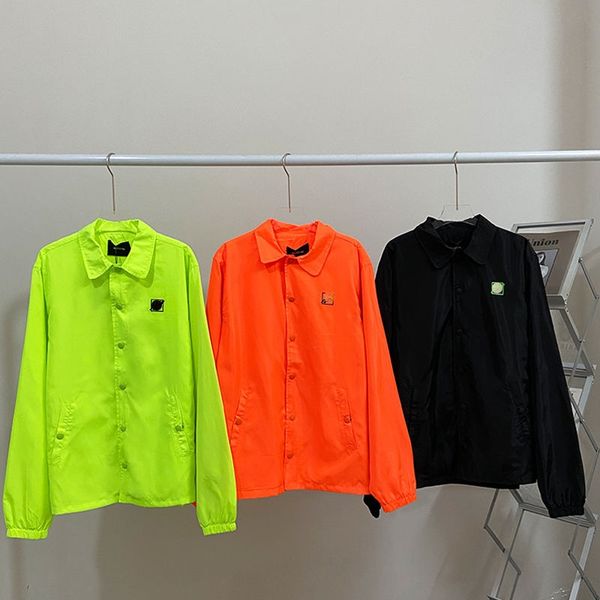 

tide brand we22done color fluorescent jacket sun protection jackets, Black;brown