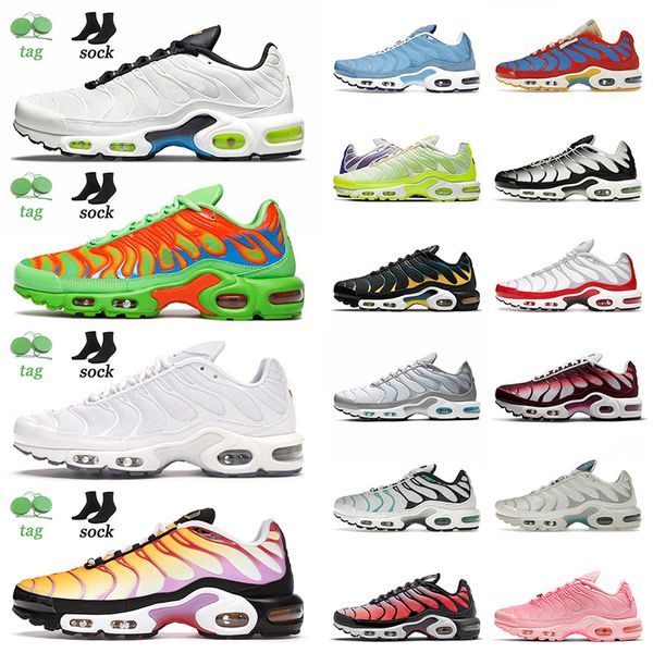 

original plus tn se running sports shoes neon mean green triple white sherbert size 12 university red special tns outdoor sneakers trainers
