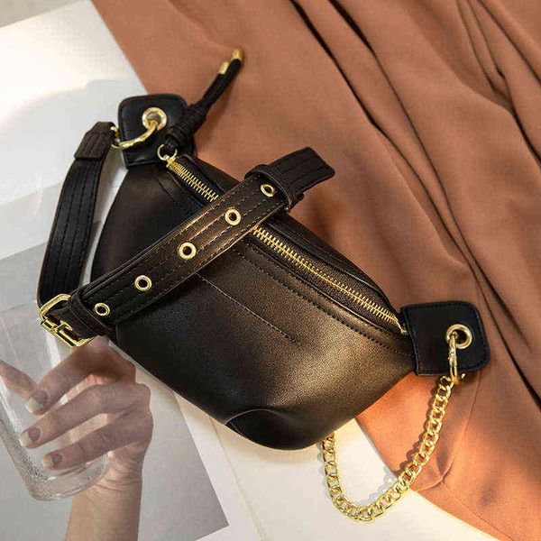 

breast bag women's spring style versatile fashion ins waist bag niche design single shoulder messenger bag fashion 220712