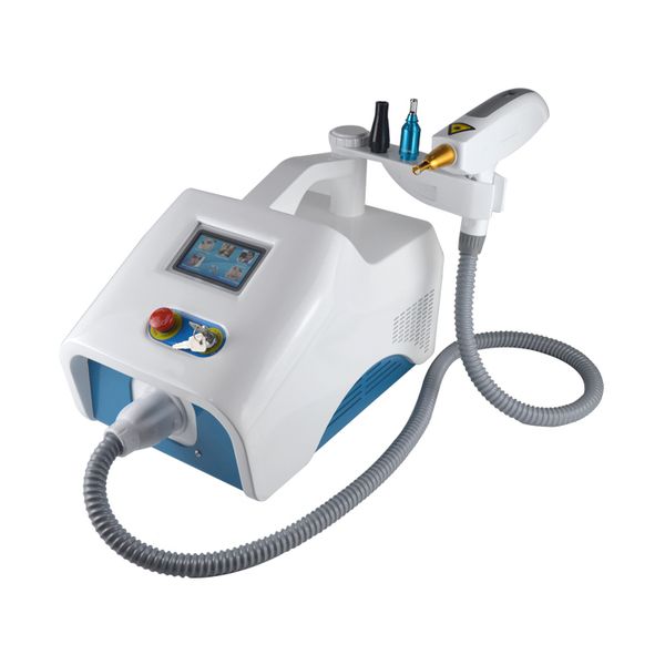 

portable nd yag laser oem pigmentation removal 1064nm 532nm 1320nm skin rejuvenation qswitch beauty equipment with door to door service incl, Black