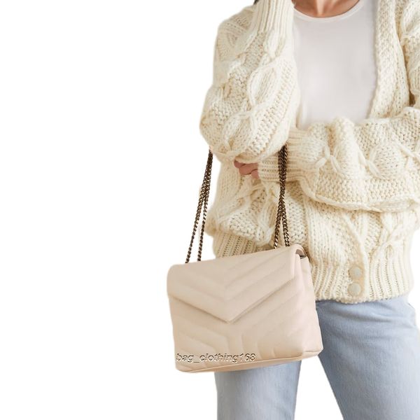 

crossbody bag totes designer handbag women y-quilted smooth leather and metal chain wallet luxury bag brand