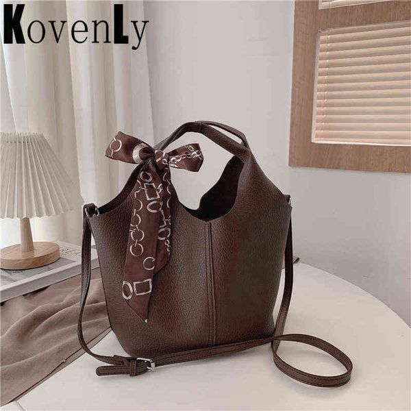 

shopping bags fashion handbag woman classic basket clutch bag for hand bucket leather korea design crossbody shoulder 220316