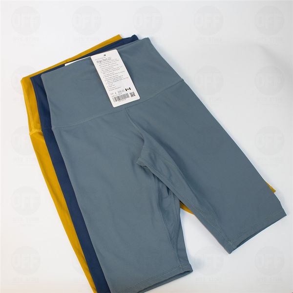 

lu-088 yoga align shorts pants women leggings designer womens workout gym wear solid color sports elastic fitness lady overall tights short