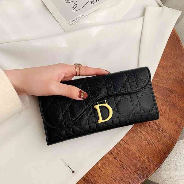 

fashion bag spring wallet versatile small ultra thin long wallet, Red;black