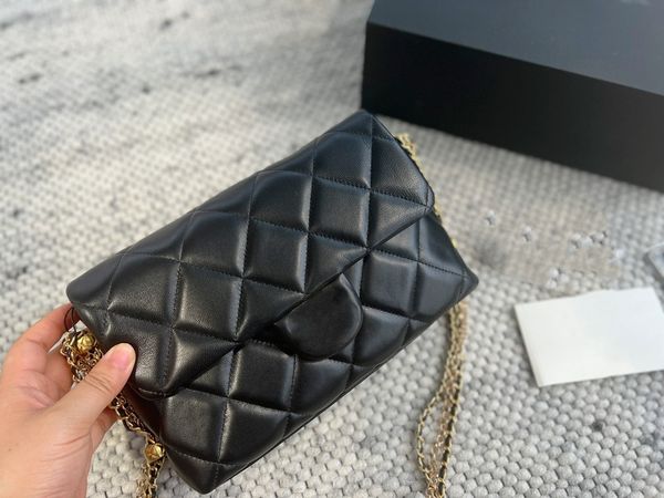 

classic c fashion women's designer bags luxury shoulder bags handbags crossbody chains plaid pattern black versatile