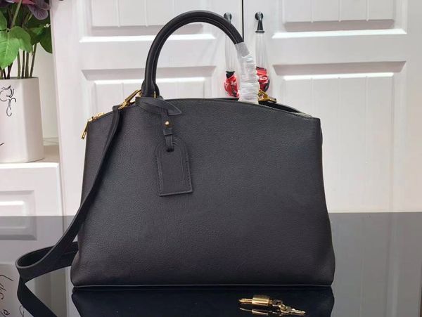 

designer m45833 m45811 grand palais handbag embossed leather business bag women fashion cross-body tote bags m45842, Brown;gray