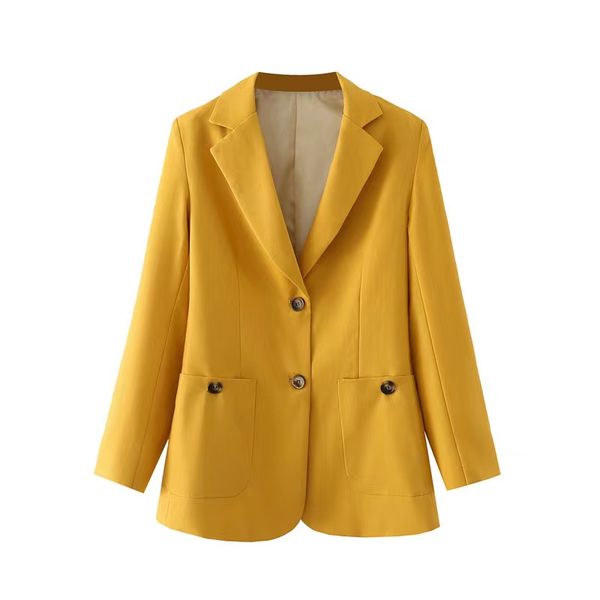 

t103 womens suits & blazers tide brand high-quality retro fashion designer yellow fashion series suit jacket lion double-breasted slim plus, White;black